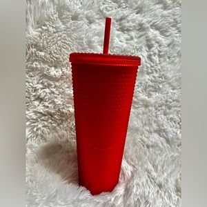 New with tags studded matte red Starbucks cup
